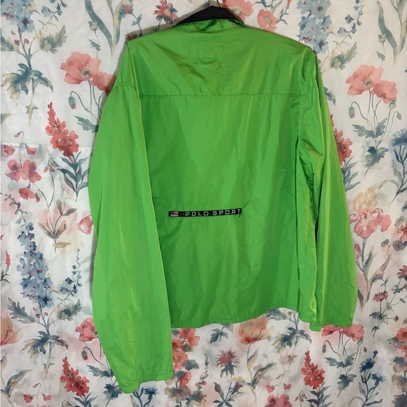 Vintage Polo Sport Green Windbreaker Jacket - Picture 6 of 10